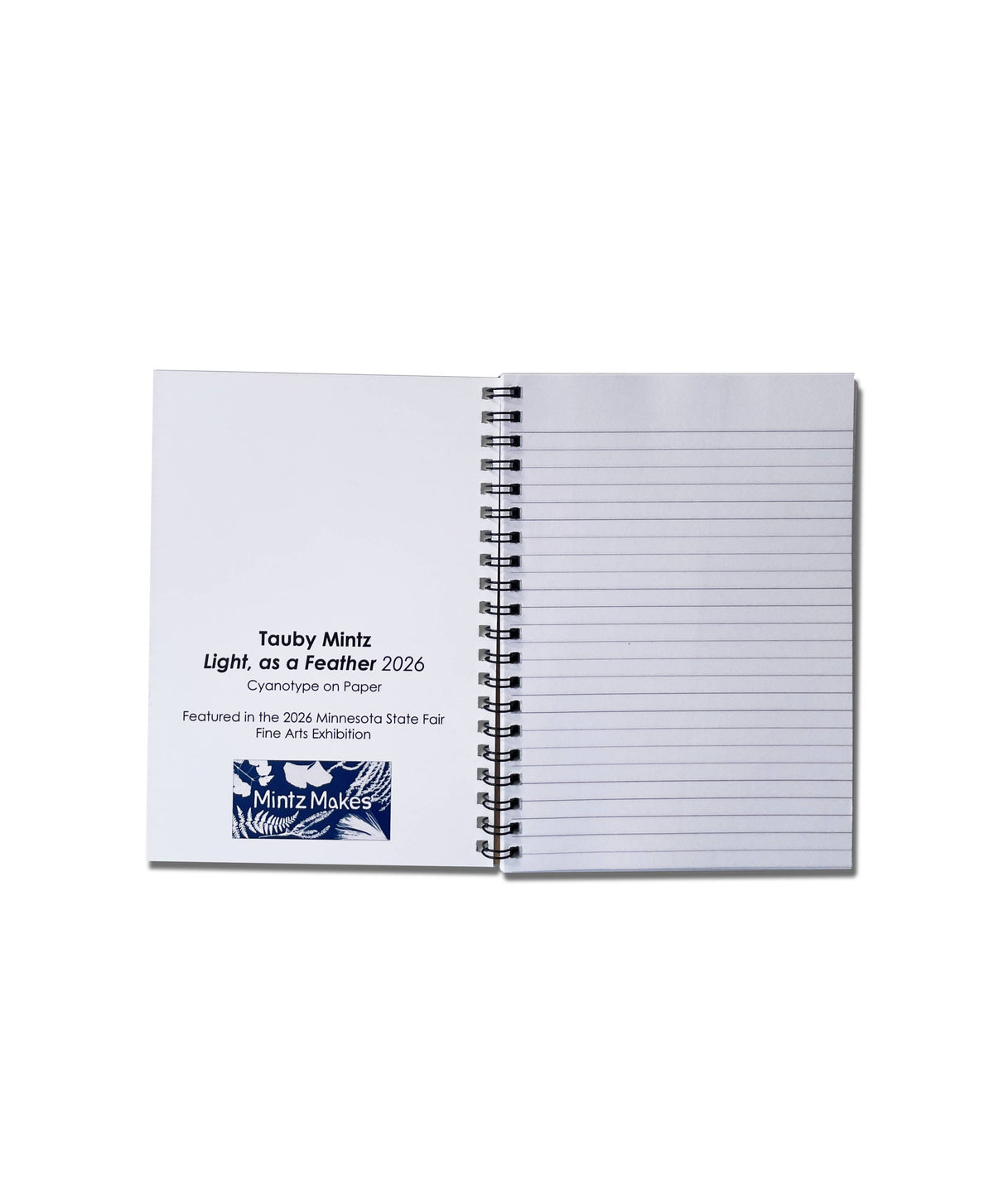 "LIGHT, AS A FEATHER" NOTEBOOK