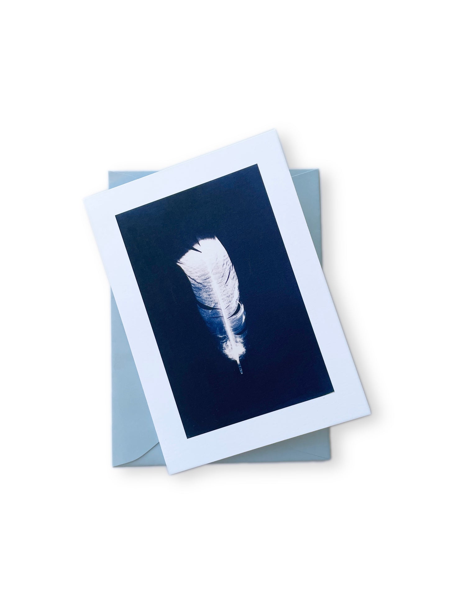 "LIGHT, AS A FEATHER" GREETING CARD