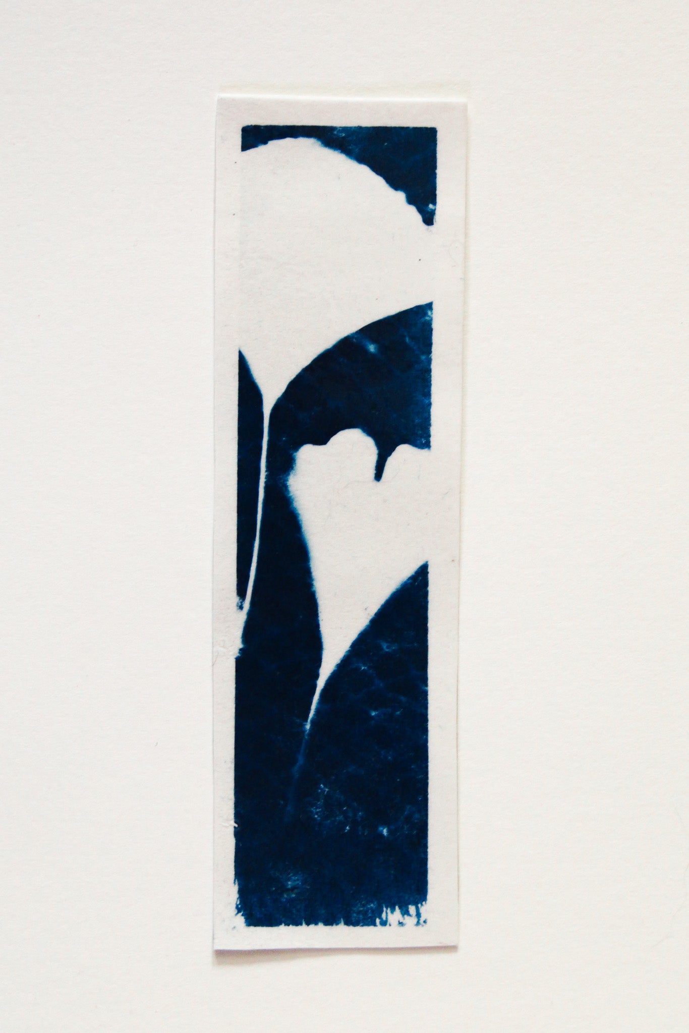 HANDMADE CYANOTYPE BOOKMARKS -  NATURE