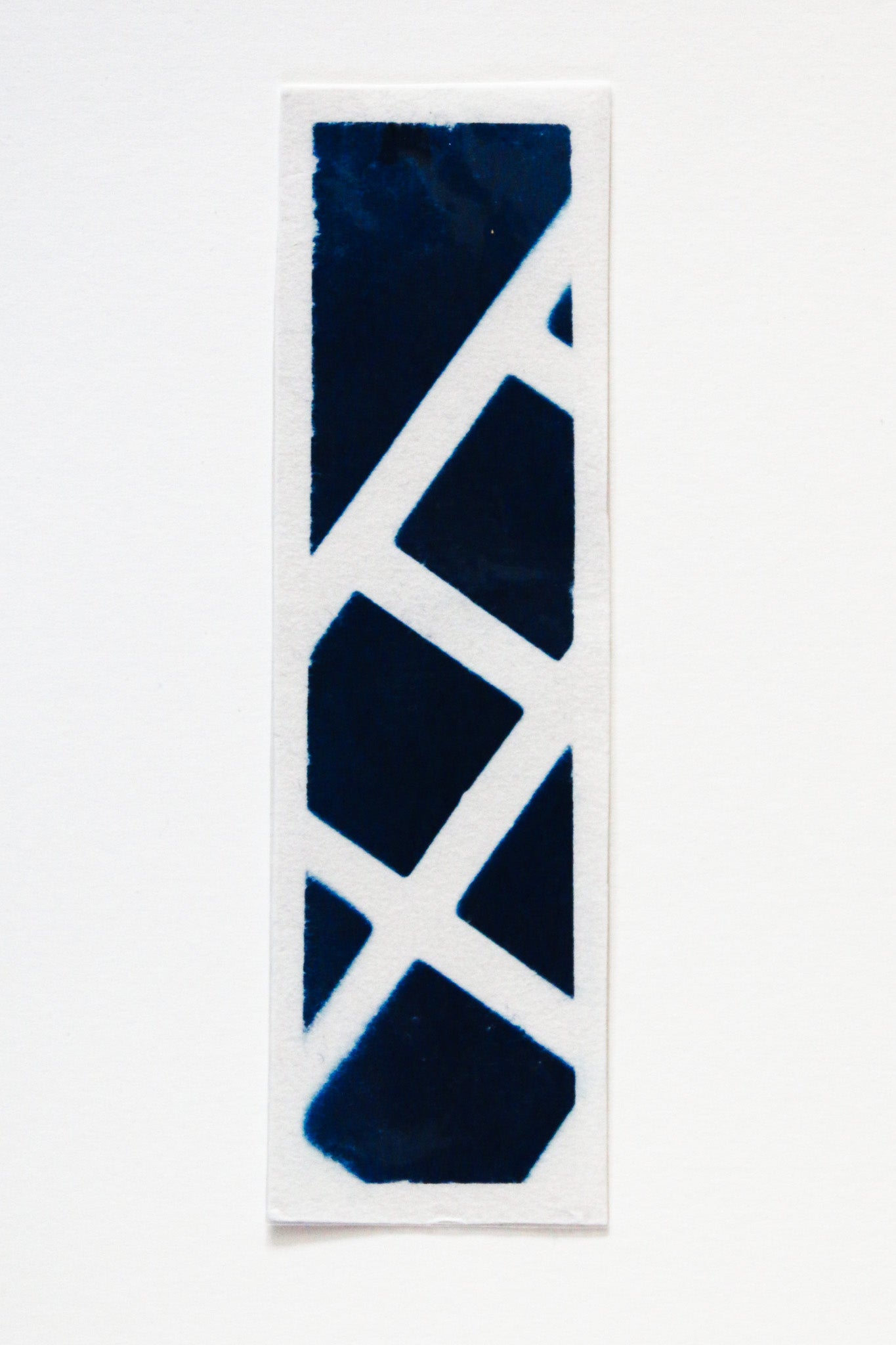 HANDMAKE CYANOTYPE BOOKMARKS - ABSTRACT