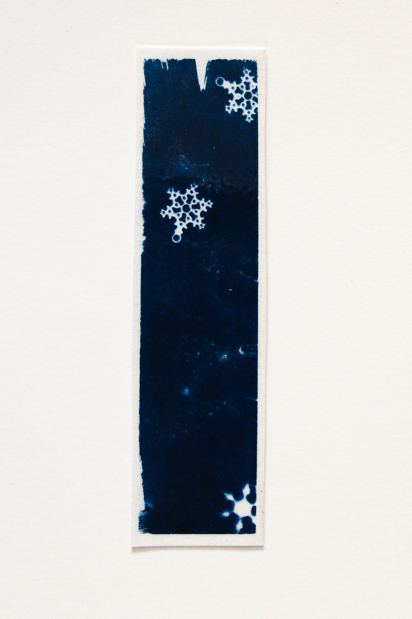 HANDMAKE CYANOTYPE BOOKMARKS - ABSTRACT