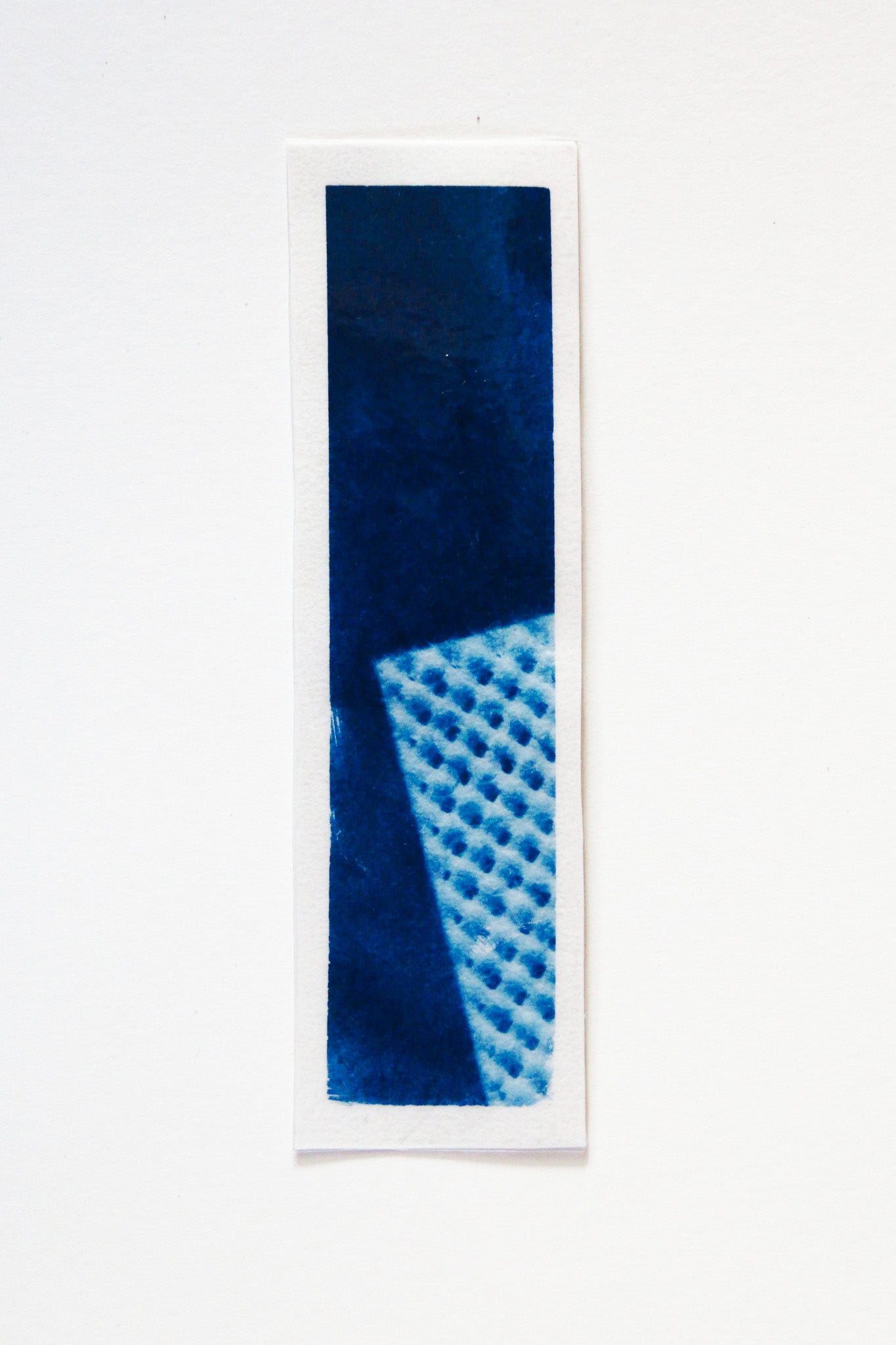 HANDMAKE CYANOTYPE BOOKMARKS - ABSTRACT