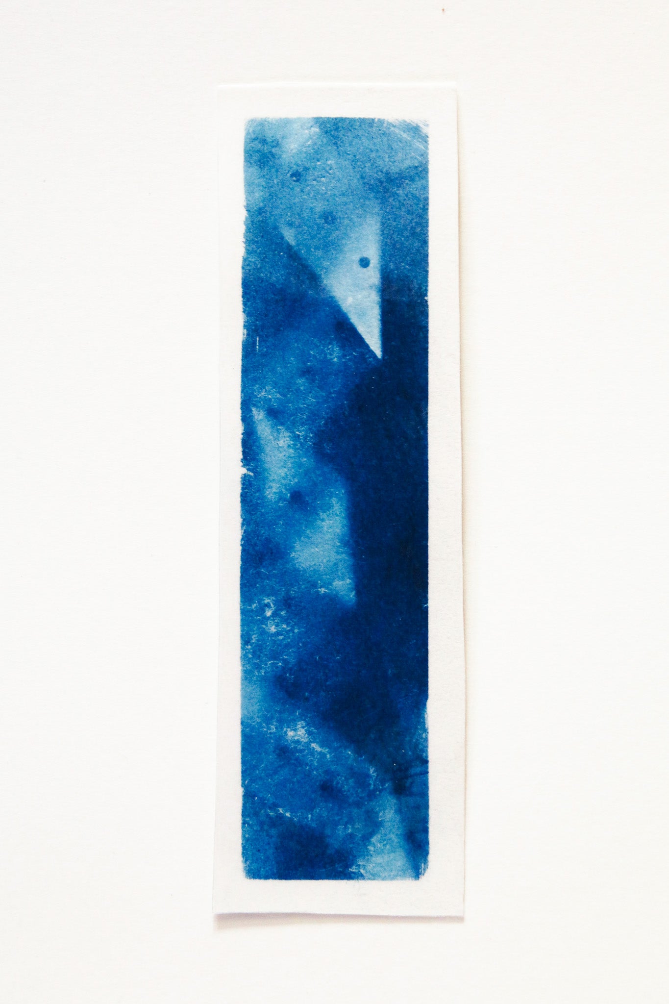 HANDMAKE CYANOTYPE BOOKMARKS - ABSTRACT