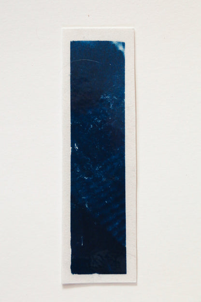 HANDMAKE CYANOTYPE BOOKMARKS - ABSTRACT