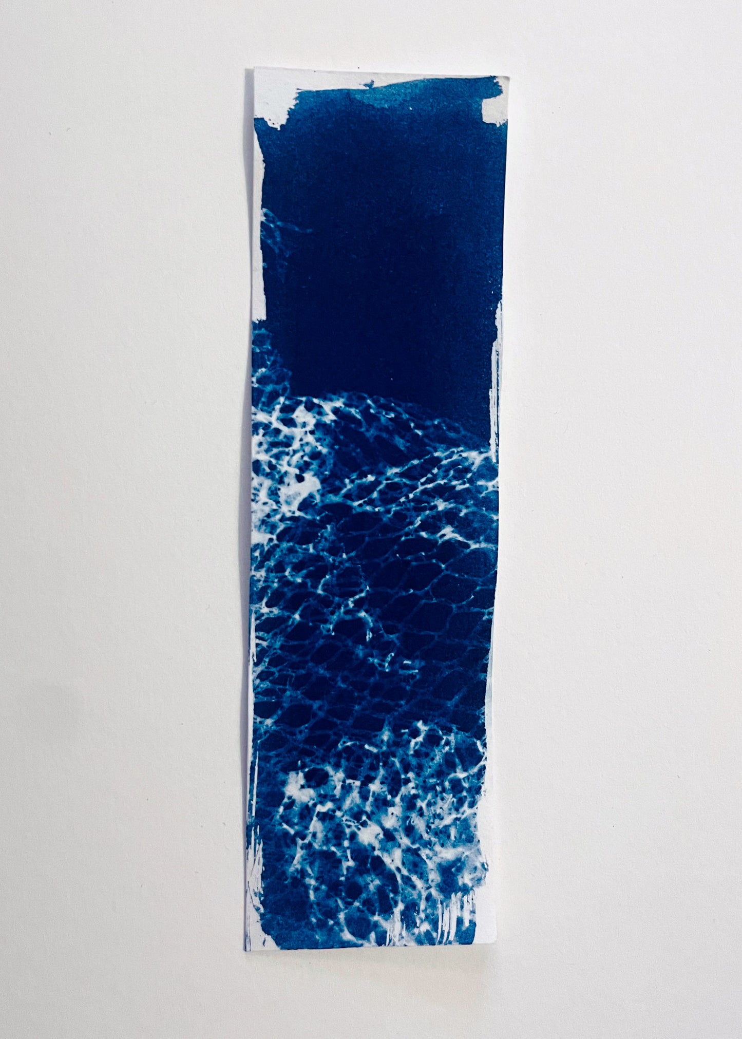 HANDMAKE CYANOTYPE BOOKMARKS - ABSTRACT