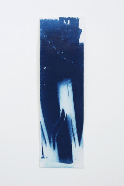 HANDMAKE CYANOTYPE BOOKMARKS - ABSTRACT