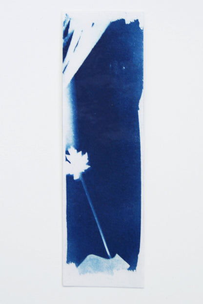 HANDMAKE CYANOTYPE BOOKMARKS - ABSTRACT