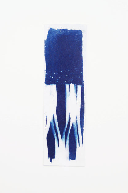 HANDMAKE CYANOTYPE BOOKMARKS - ABSTRACT