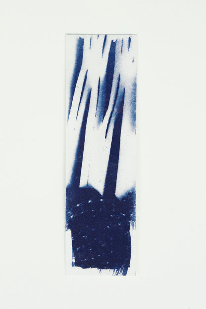 HANDMAKE CYANOTYPE BOOKMARKS - ABSTRACT