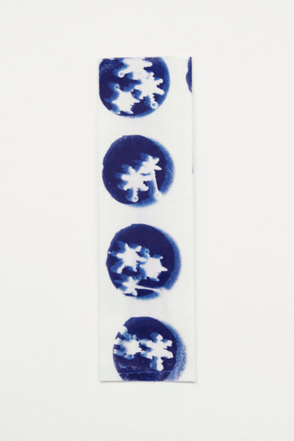 HANDMAKE CYANOTYPE BOOKMARKS - ABSTRACT