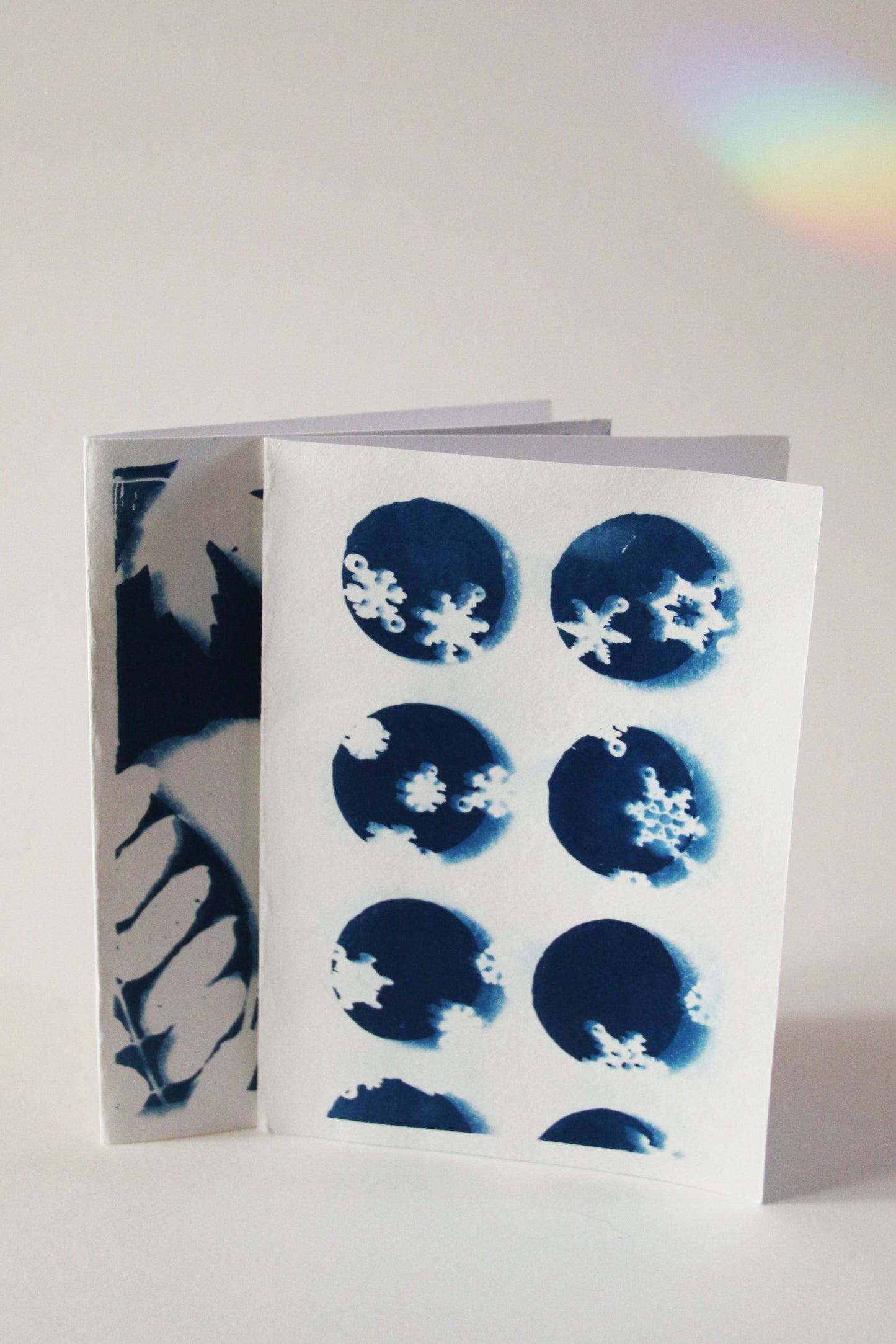 HANDMADE CYANOTYPED GREETING CARDS